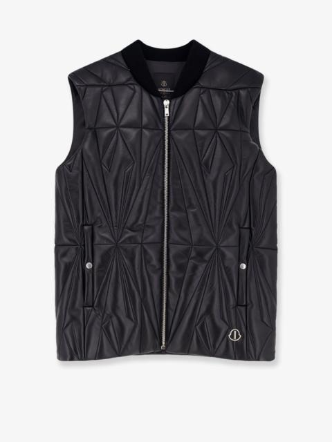Moncler Moncler + Rick Owens Men Geocamo Flight Leather Vest