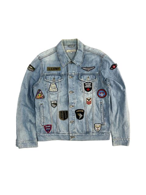 Other Designers Japanese Brand - Union Made Denim Blue Trucker Jacket with Patch