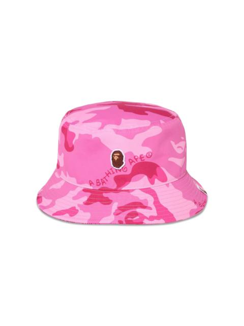 BAPE Woodland Camo Bucket Hat 'Pink'