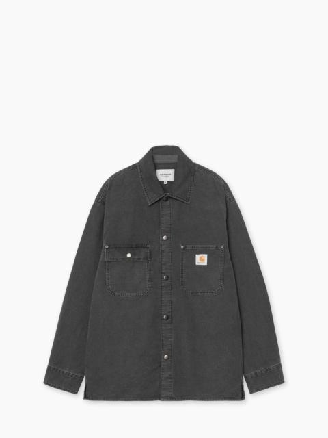 Carhartt CARHARTT WIP PARRISH SHIRT JAC STONE WASHED OBSIDIAN