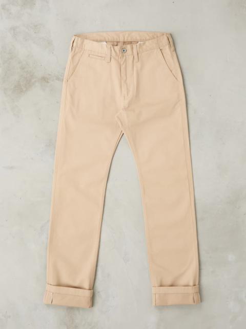 Iron Heart 721-KHA - Slim Tapered - Mercerized Selvedge Khaki Chino