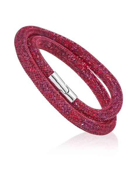 Other Designers Swarovski Stardust Dark Red Crystals Bracelet 5139748-S - Small