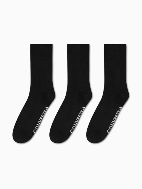 Converse 3-Pack Wordmark Half-Crew Socks