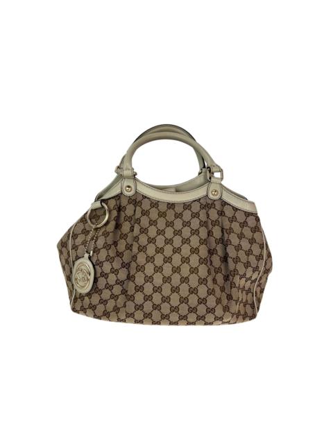 GUCCI Gucci Sukey Guccissima GG Canvas Medium Hobo Shoulder Bag