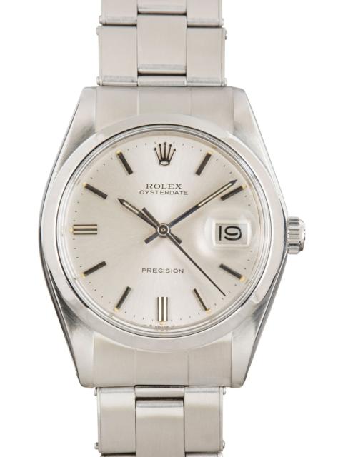 ROLEX Pre-owned Rolex Oysterdate 6694 Stainless Steel Silver Dial