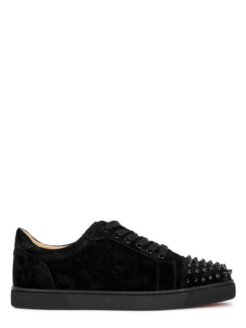 Christian Louboutin Christian Louboutin Vieira Spikes Black Suede Sneakers