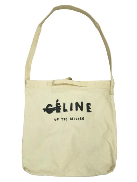 Other Designers Japanese Brand - Celine Up The Bitches Canvas Tote Bags