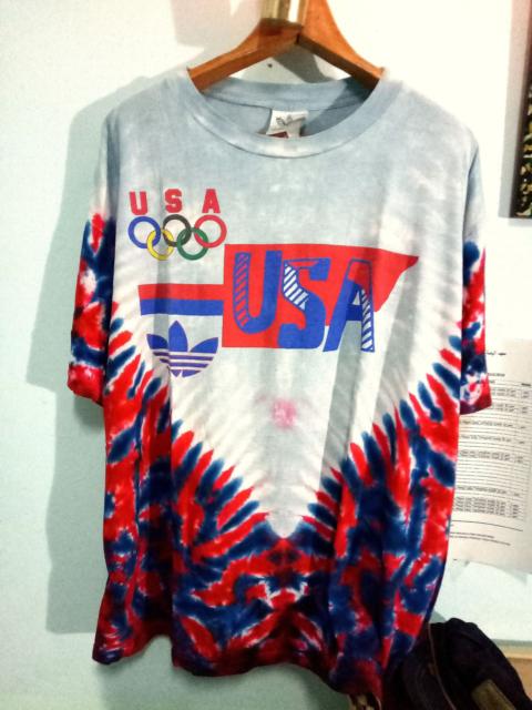 adidas vintage Adidas Olympic Usa 80s 90s Tye Dye Sports Fashion