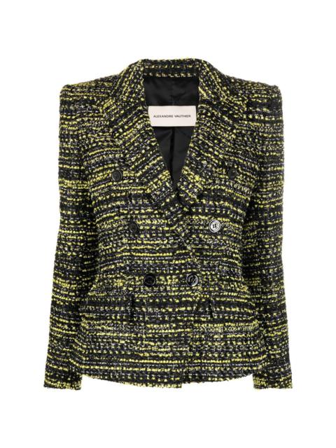 ALEXANDRE VAUTHIER double-breasted tweed blazer
