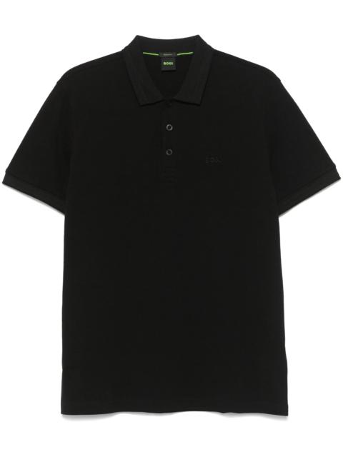 BOSS Logo-embroidered Polo Shirt