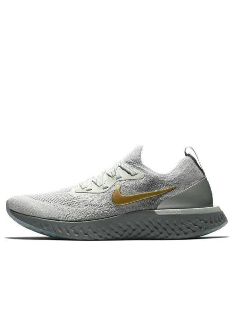 Nike (WMNS) Nike Epic React Flyknit Premium 'Vast Grey Gold' AV3048-070