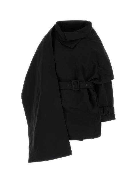 entire studios Black cotton coat