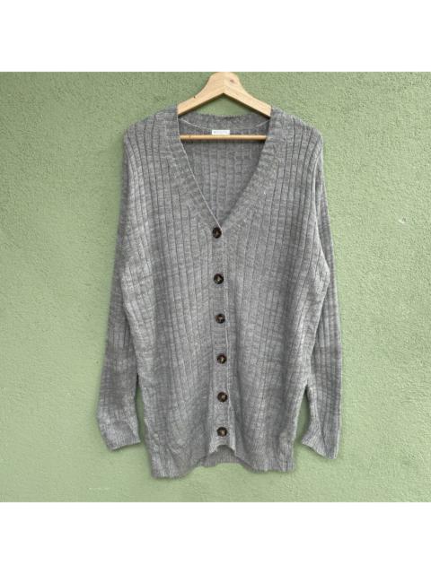 Other Designers Aran Isles Knitwear - Vintage PERSODEA Button Ups Grey Cardigan Knitwear