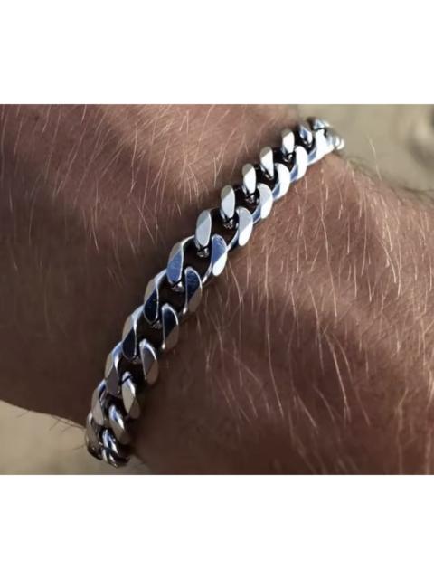 Other Designers Japanese Brand - 18 cm + 7mm Cuban Link Chain Bracelet - High-Polish