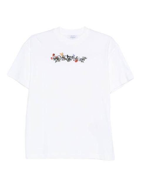 Off-White floral-logo T-shirt
