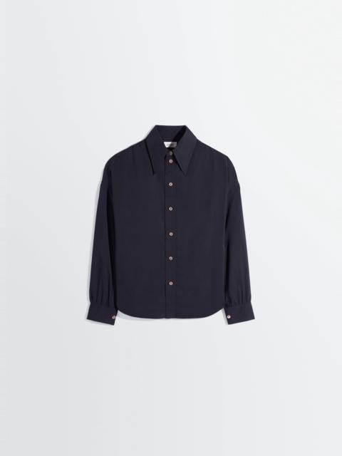 Lemaire SOFT POINTED COLLAR SHIRT IN WASHED COTTON MUSLIN