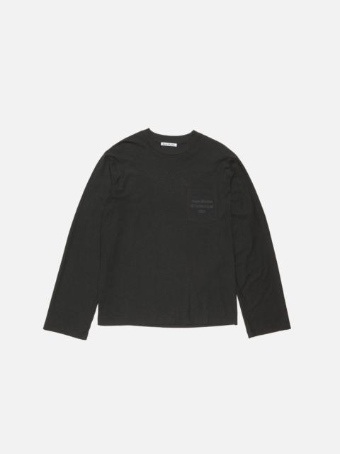 Acne Studios Logo t-shirt - Relaxed unisex fit - Black