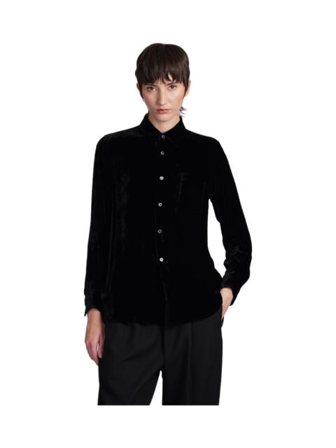 Shirt In Black Rayon