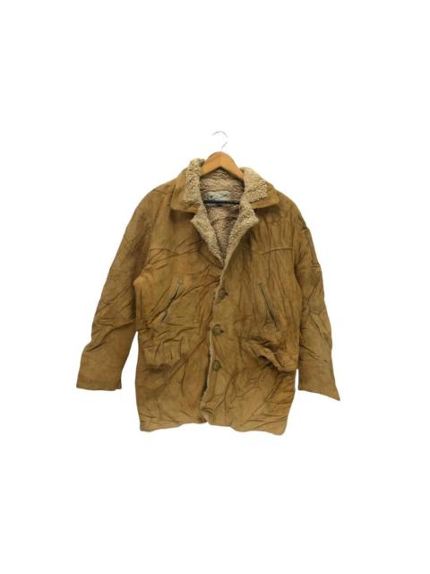 Other Designers Japanese Brand - Vintage Point Country Cow Skin Leather Jacket
