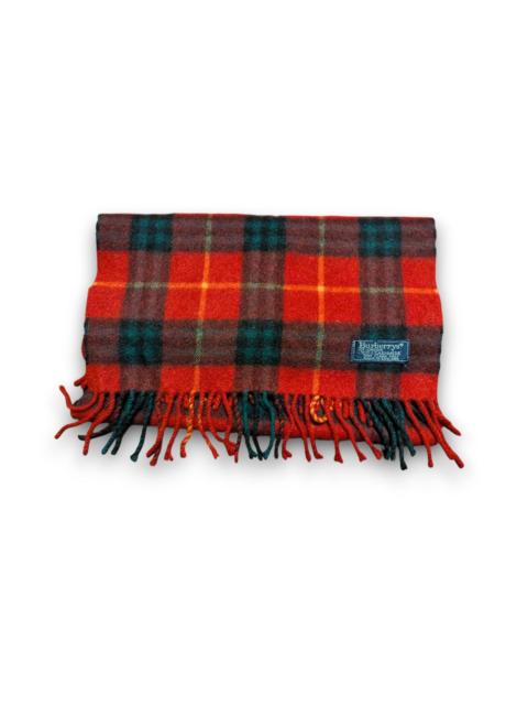 Burberry Burberrys London Vintage Scarf Red Nova Check Cashmere