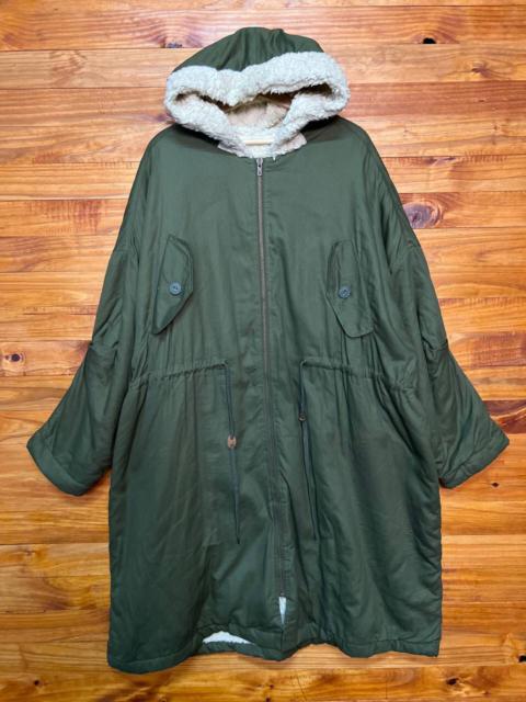 Other Designers Japanese Brand - CUBE SUGAR FAUX FUR DRAWSTRING PARKA