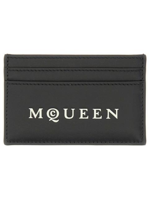 Alexander McQueen PORTACARTE CON LOGO