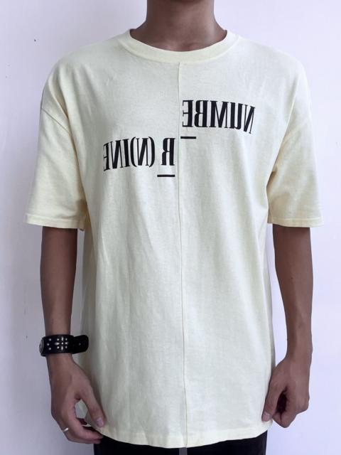NUMBER (N)INE Number (N)ine Denim Split Logo Tee