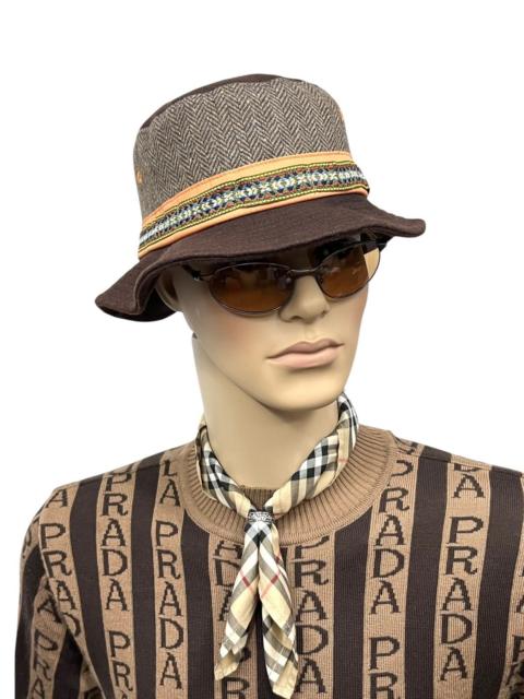 Other Designers Beams Japan - Beams Heart Herringbone Wool Bucket Hat Size 58cm