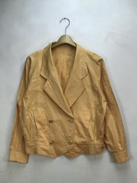 Burberry VINTAGE BURBERRY RARE DESIGN LINEN JACKET