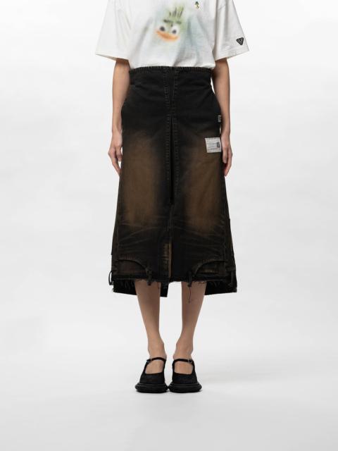 Maison MIHARAYASUHIRO Reversed Denim Skirt
