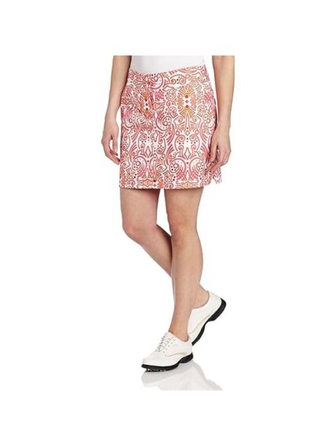 Adidas Climacool Pink Blooming Tattoo Swirl Golf Skirt Skort Size 2