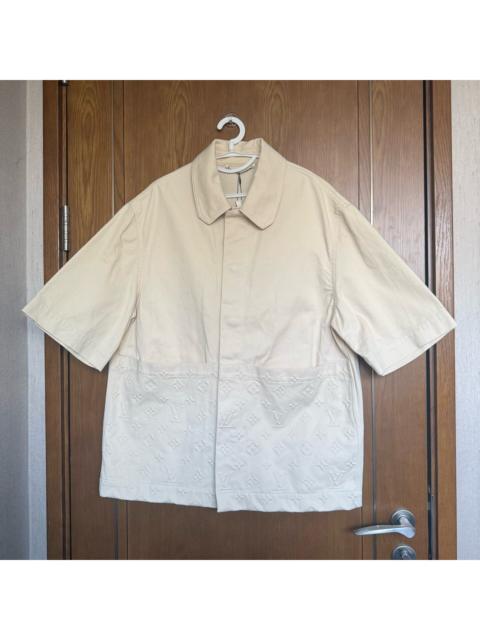 Louis Vuitton Louis Vuitton Beige Lumberjack Print Short Sleeve Shirt