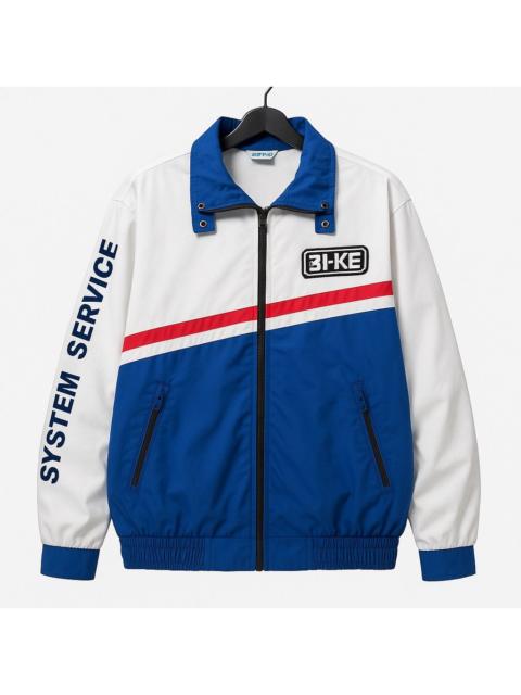 Other Designers BKE - Vintage BI-KE System Service Jacket Blue White Red