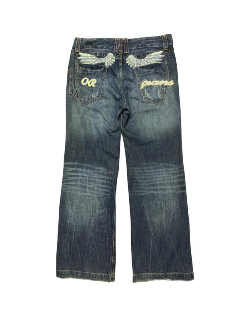 Japanese Brand OR Denim Embroidery Wings Nice