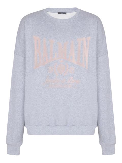 Balmain printed cotton sweater