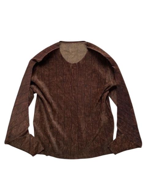 Other Designers SS23 Pleats Please Issey Miyake Rust All Over Print