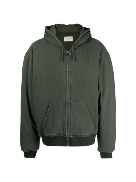 Holzweiler Holzweiler Men's Dark Green Loken Padded Zip Hoodie