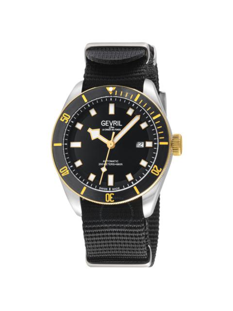 Other Designers Gevril Yorkville Automatic Black Dial Men's Watch 48608N