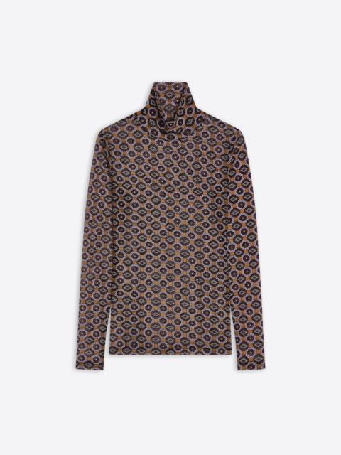 Dries Van Noten PRINTED TURTLENECK TEE