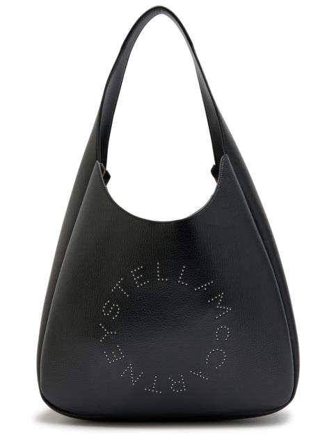 Stella McCartney Stella Mccartney Logo Large Faux Leather Shoulder bag
