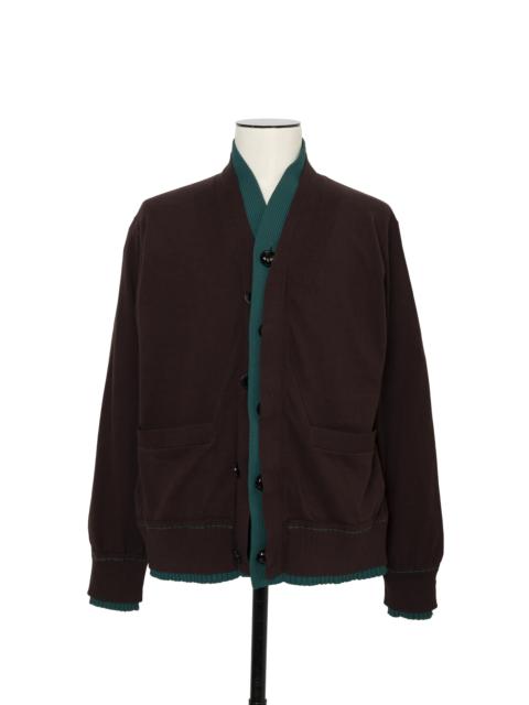 sacai Cotton Cashmere Knit Cardigan