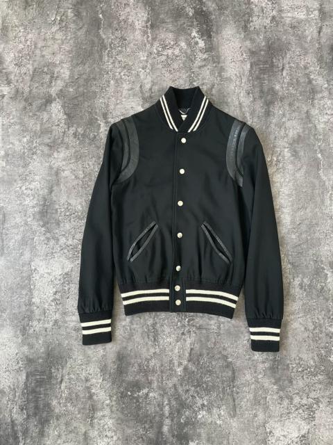 SAINT LAURENT Saint Laurent Black Lambskin Wool Teddy Jacket