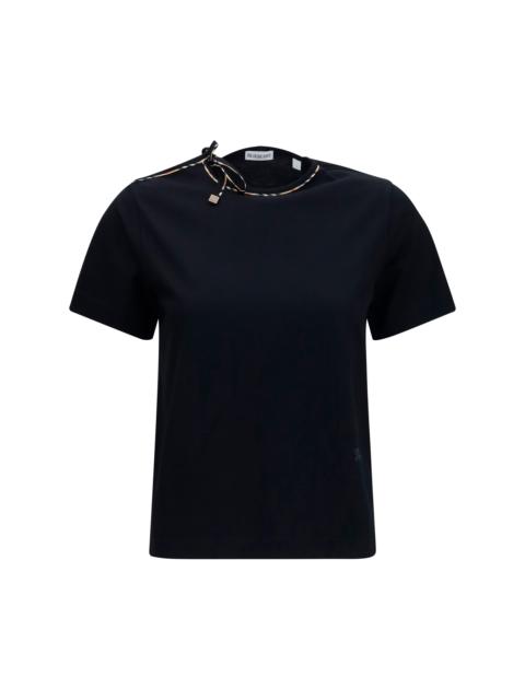 Burberry Burberry Cut-out Detail T-shirt Black Women