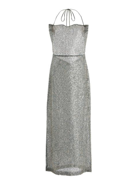 ILA Anissa Sequined Midi Dress multi