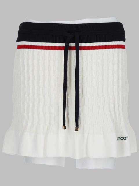 CASABLANCA Casablanca Women Minigonna Da Tennis In Maglia