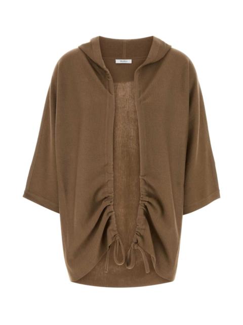 Max Mara Max Mara Women Brown Wool Aster Cardigan