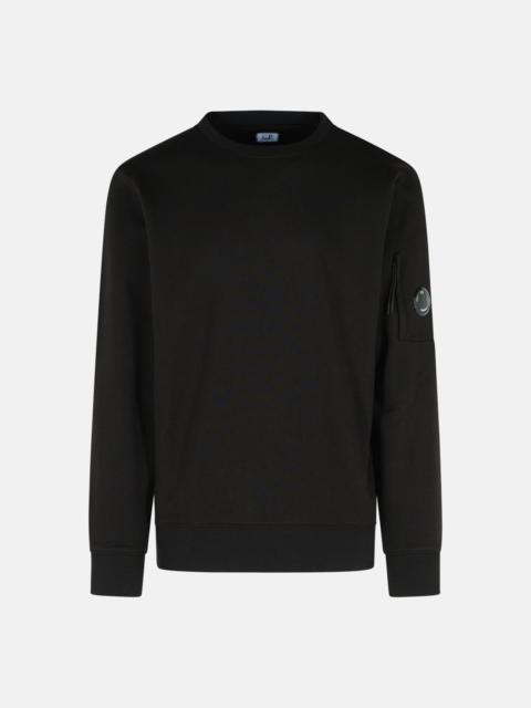 C.P. Company 'RAISED' BLACK COTTON SWEATSHIRT