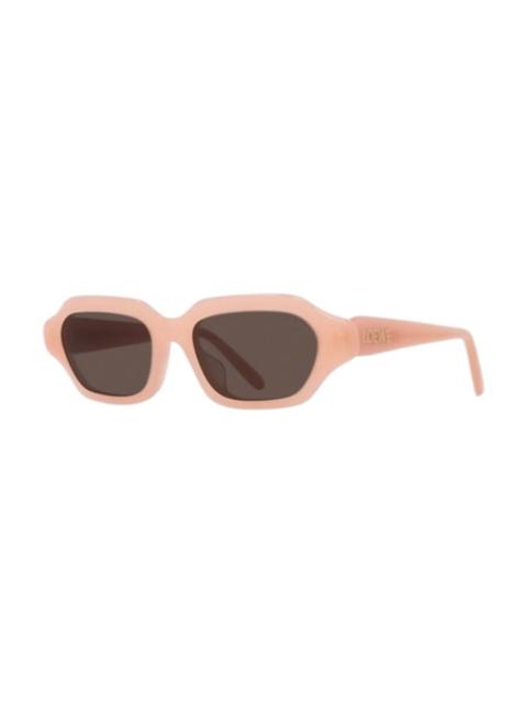 Loewe Loewe Ladies Black Rectangular Sunglasses LW40157U 72E