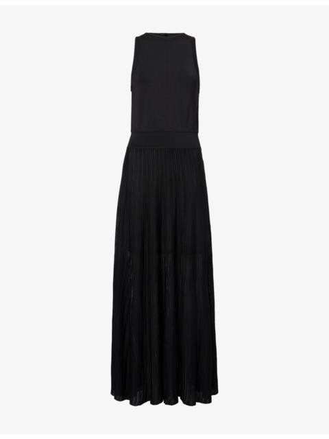 LE KASHA Valogano Sleeveless Stretch-Knit Maxi Dress