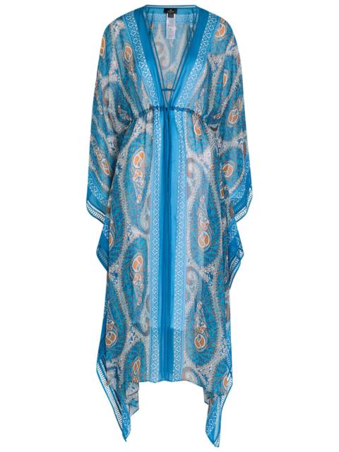 Etro Etro Paisley-print Chiffon Maxi Kimono Dress